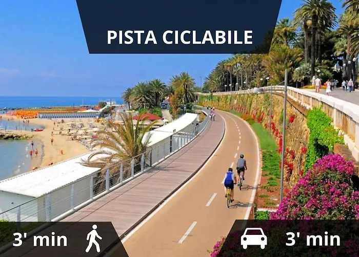 Mansarda In Pieno Centro - 500mt Da Ariston E Ciclabile Appartamento Sanremo